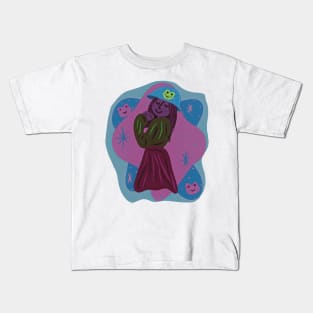 Frog Girl #1b Kids T-Shirt